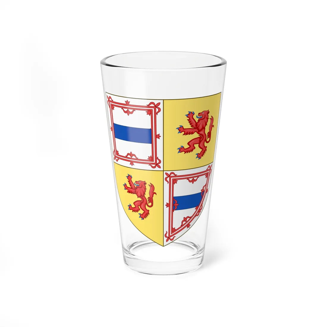 Earl of Wemyss and March COA (Scotland) (Coat of Arms) Pint Glass 16oz 16oz - Go Mug Yourself