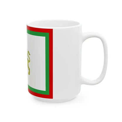 Early 20th century ensign of Persia 1 (Iran) White Coffee Mug - Go Mug Yourself