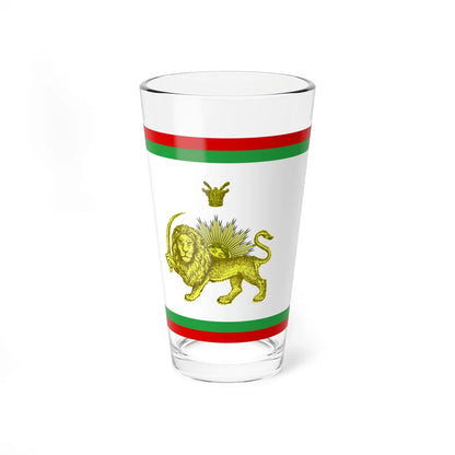 Early 20th century ensign of Persia 2 (Iran) Pint Glass 16oz 16oz - Go Mug Yourself