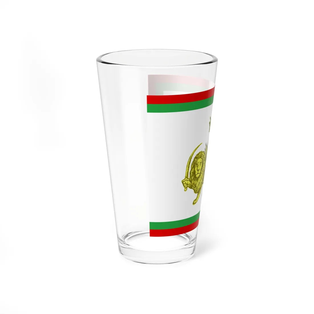 Early 20th century ensign of Persia 2 (Iran) Pint Glass 16oz - Go Mug Yourself