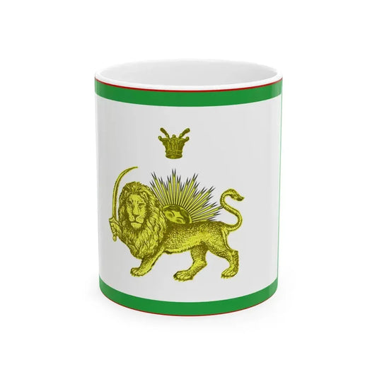 Early 20th century ensign of Persia 2 (Iran) White Coffee Mug 11oz - Go Mug Yourself