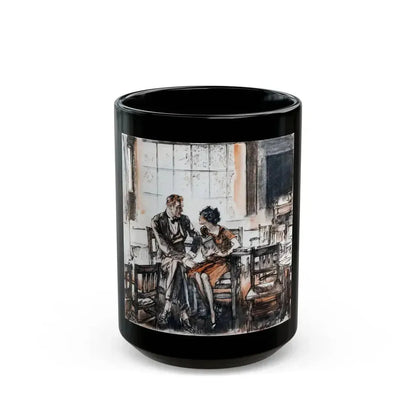 Early to Bed (Pt. 2-1), McCall's, December 1929 - Black Coffee Mug 15oz - Go Mug Yourself