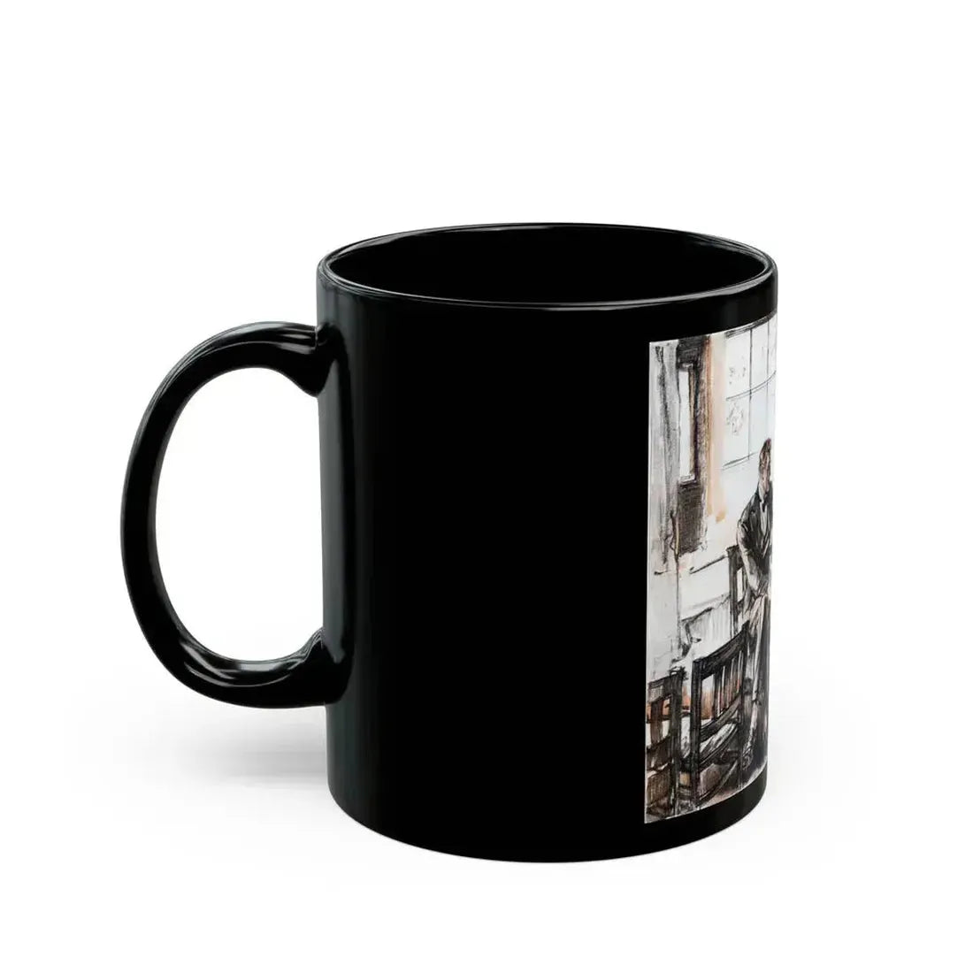 Early to Bed (Pt. 2-1), McCall's, December 1929 - Black Coffee Mug - Go Mug Yourself