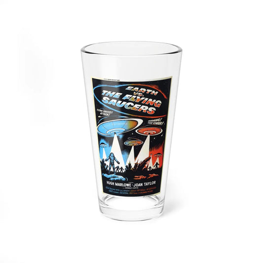 EARTH VS THE FLYING SAUCERS (2) 1956 Movie Poster - Pint Glass 16oz-16oz-Go Mug Yourself