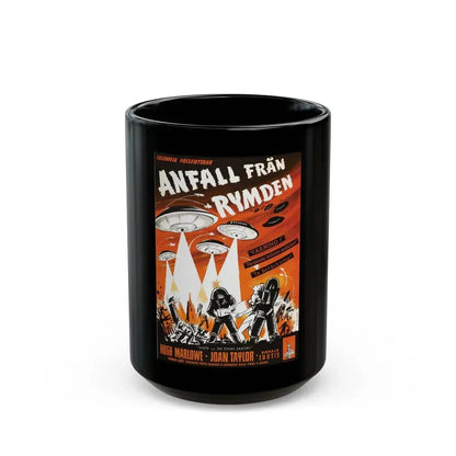 EARTH VS THE FLYING SAUCERS (3) 1956 Movie Poster - Black Coffee Mug 15oz - Go Mug Yourself