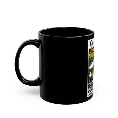 EARTH VS THE FLYING SAUCERS (FRENCH) 2 1956 Movie Poster - Black Coffee Mug - Go Mug Yourself