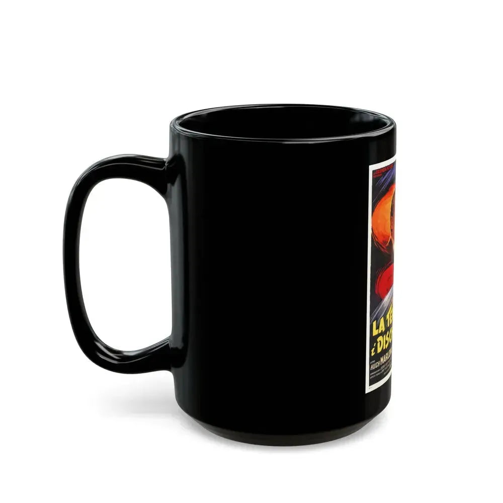 EARTH VS THE FLYING SAUCERS (ITALIAN) 2 1956 Movie Poster - Black Coffee Mug - Go Mug Yourself