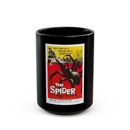 EARTH VS THE SPIDER (THE SPIDER) 1958 Movie Poster - Black Coffee Mug 15oz - Go Mug Yourself