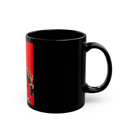 EARTHQUAKE! (DANISH) 1974 Movie Poster - Black Coffee Mug-Go Mug Yourself