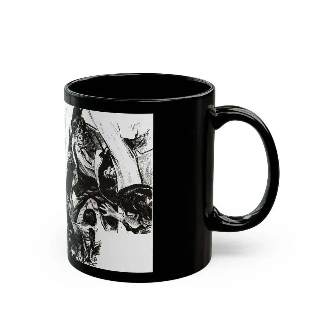 Earthuake, Cosmopolitan, January 1933 - Black Coffee Mug - Go Mug Yourself