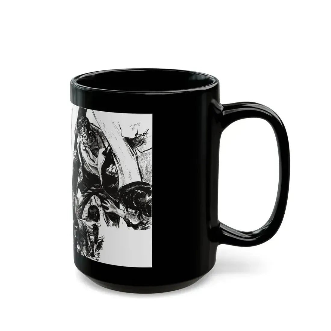 Earthuake, Cosmopolitan, January 1933 - Black Coffee Mug - Go Mug Yourself