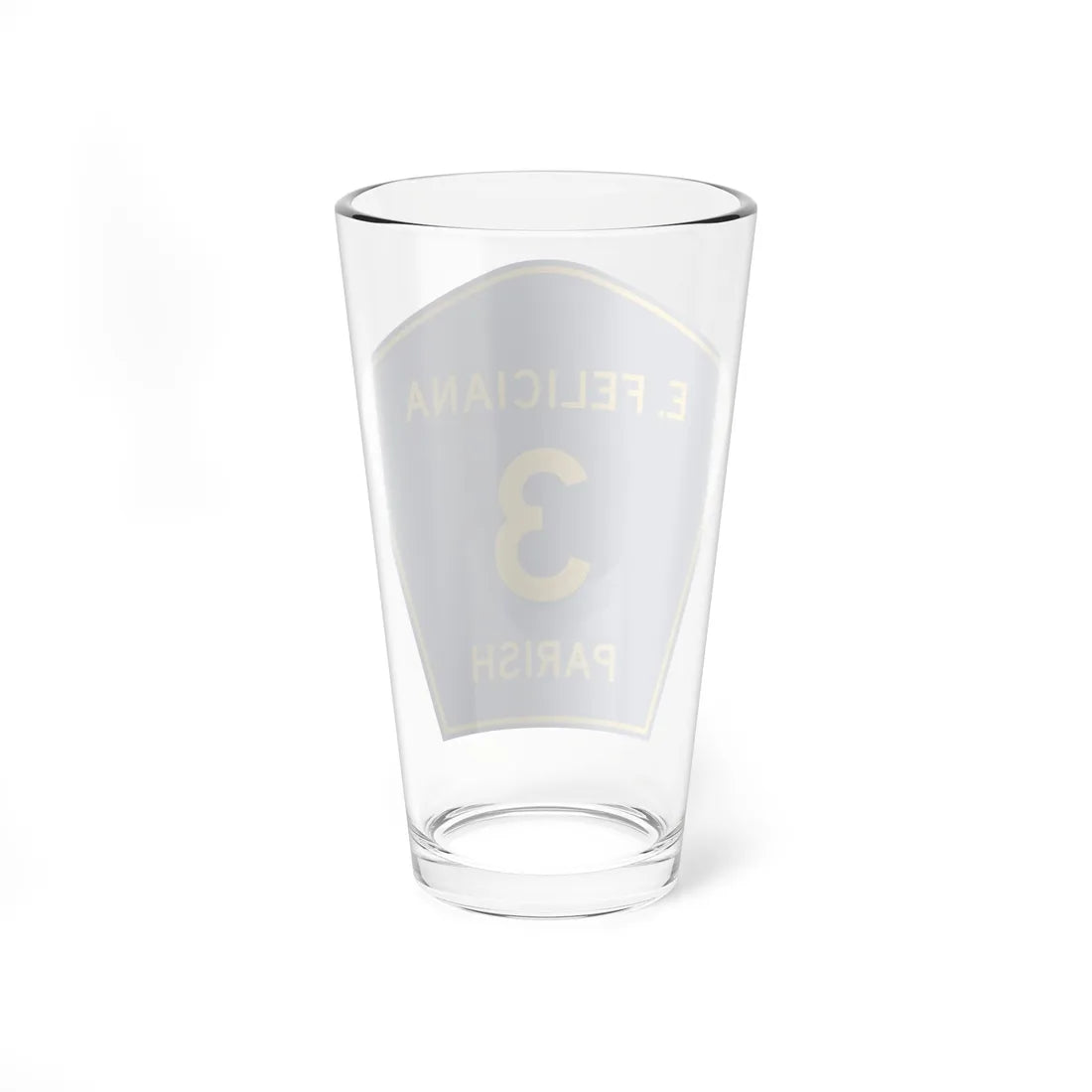 East Feliciana Parish 3 (Louisiana) (Road Sign) Pint Glass 16oz - Go Mug Yourself