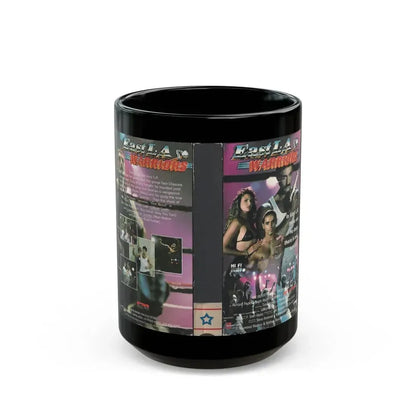 EAST LA WARRIORS (VHS COVER) - Black Coffee Mug 15oz - Go Mug Yourself