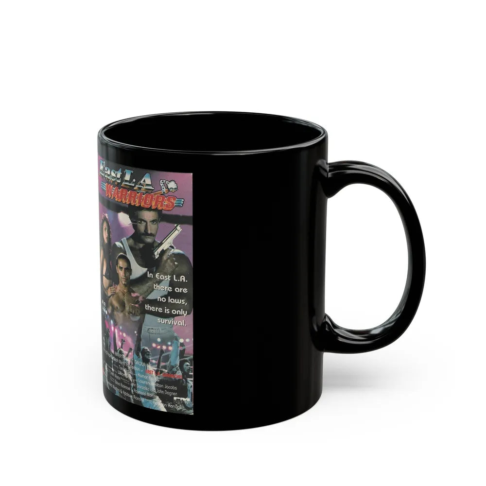 EAST LA WARRIORS (VHS COVER) - Black Coffee Mug-Go Mug Yourself