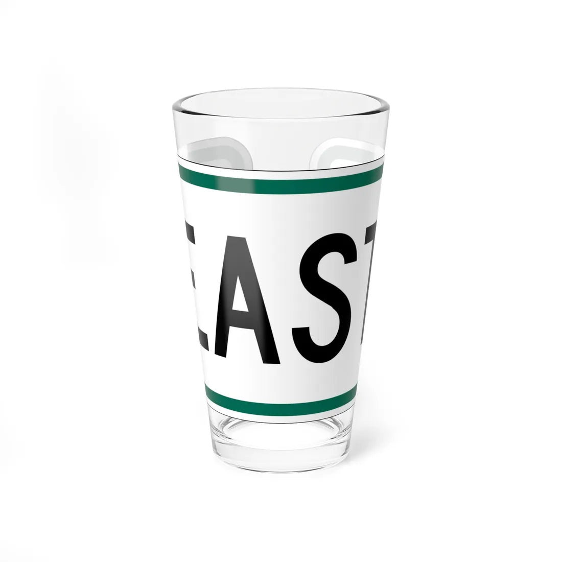 East plate small South Dakota (South Dakota) (Road Sign) Pint Glass 16oz 16oz - Go Mug Yourself