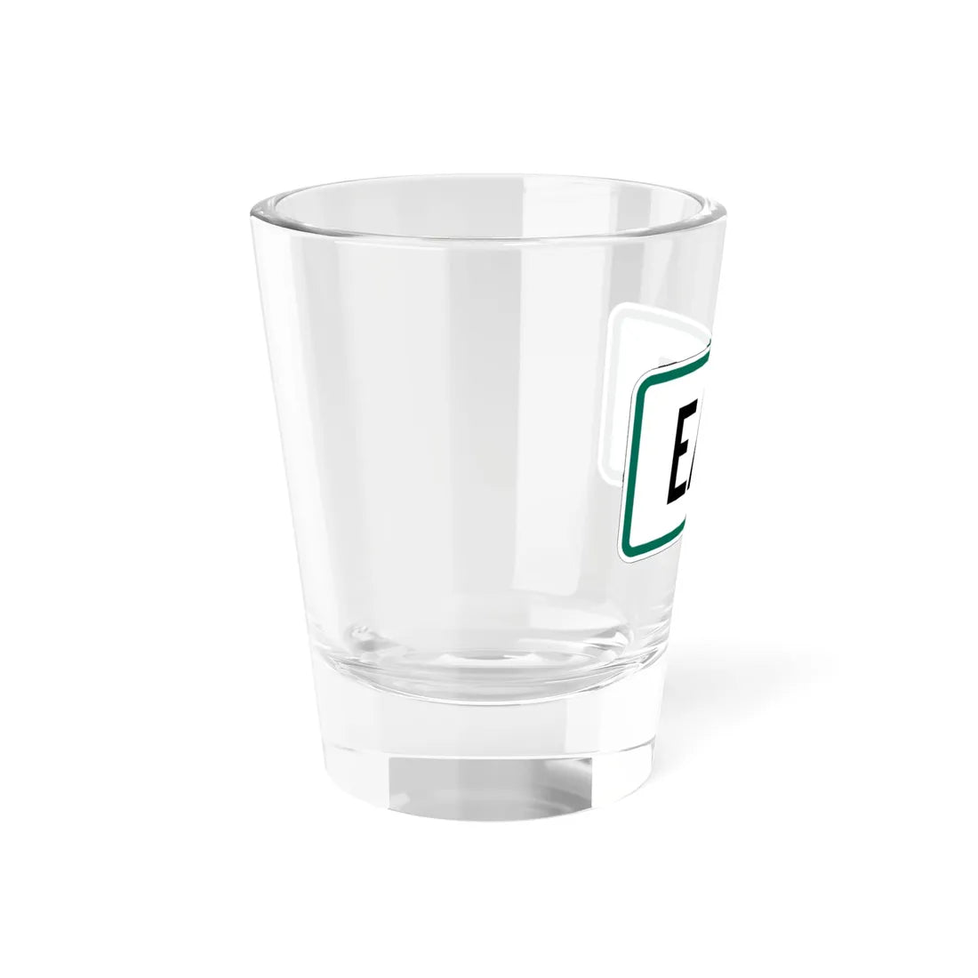 East plate small South Dakota (South Dakota) (Road Sign) Shot Glass 1.5oz - Go Mug Yourself