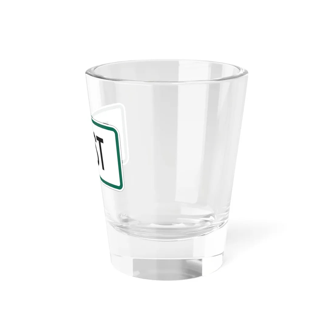 East plate small South Dakota (South Dakota) (Road Sign) Shot Glass 1.5oz - Go Mug Yourself