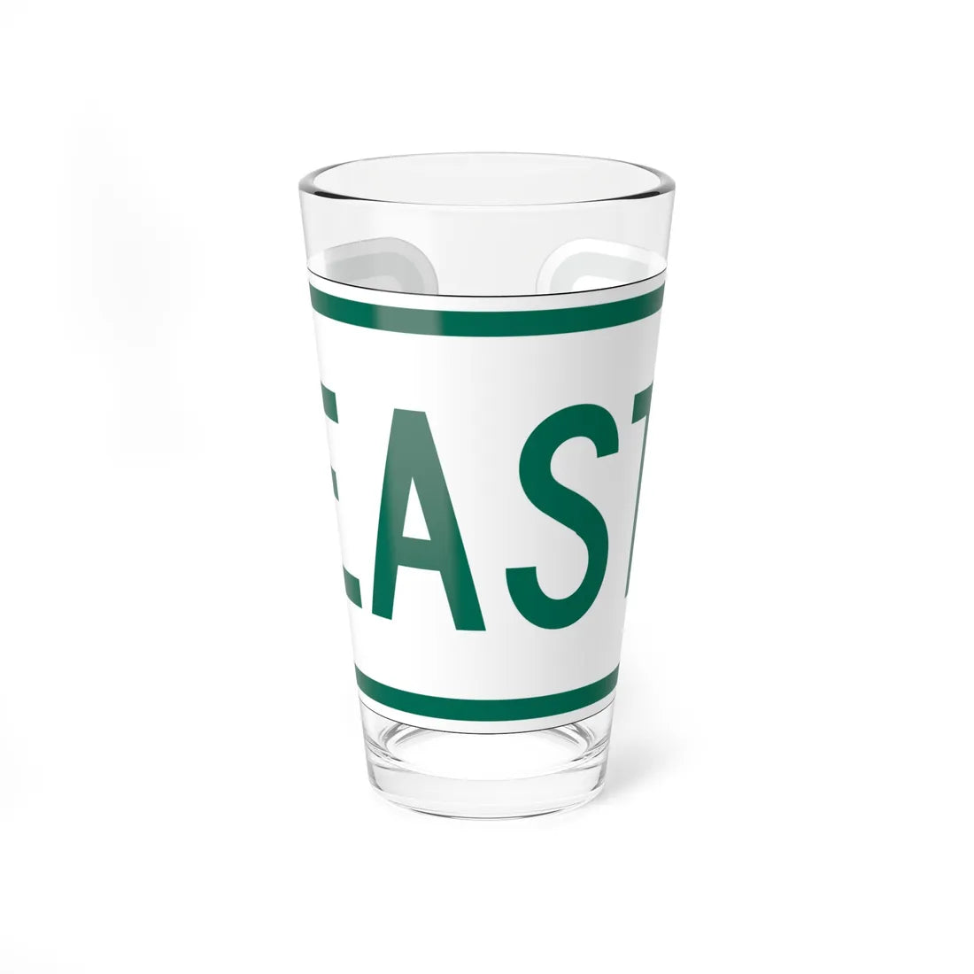 East plate small Vermont (Vermont) (Road Sign) Pint Glass 16oz 16oz - Go Mug Yourself