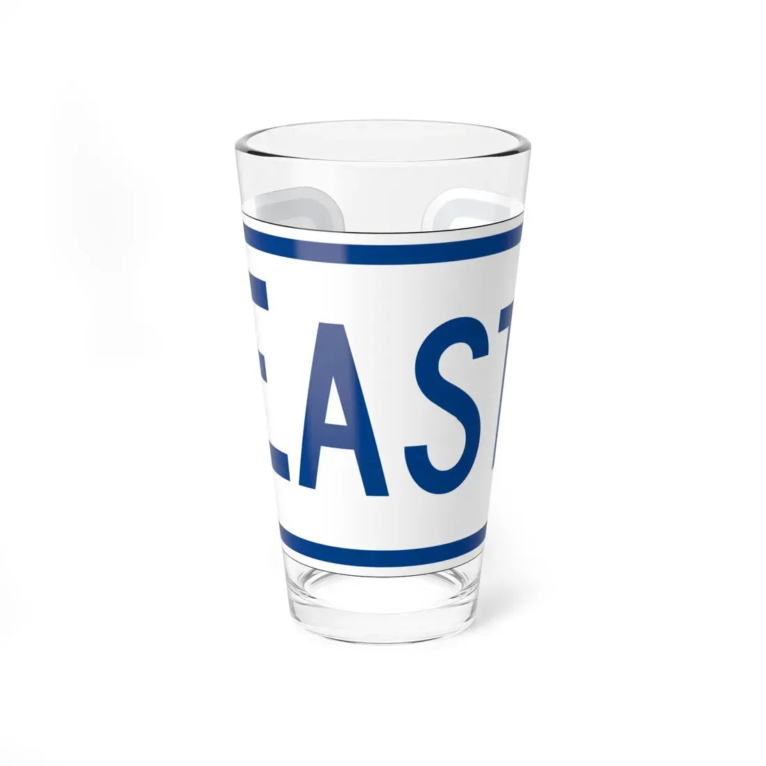 East plate South Carolina (South Carolina) (Road Sign) Pint Glass 16oz 16oz - Go Mug Yourself