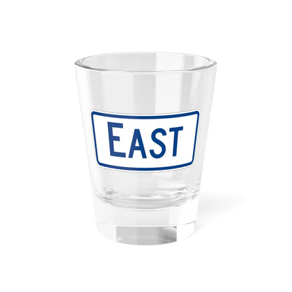 East plate South Carolina (South Carolina) (Road Sign) Shot Glass 1.5oz 1.5oz - Go Mug Yourself