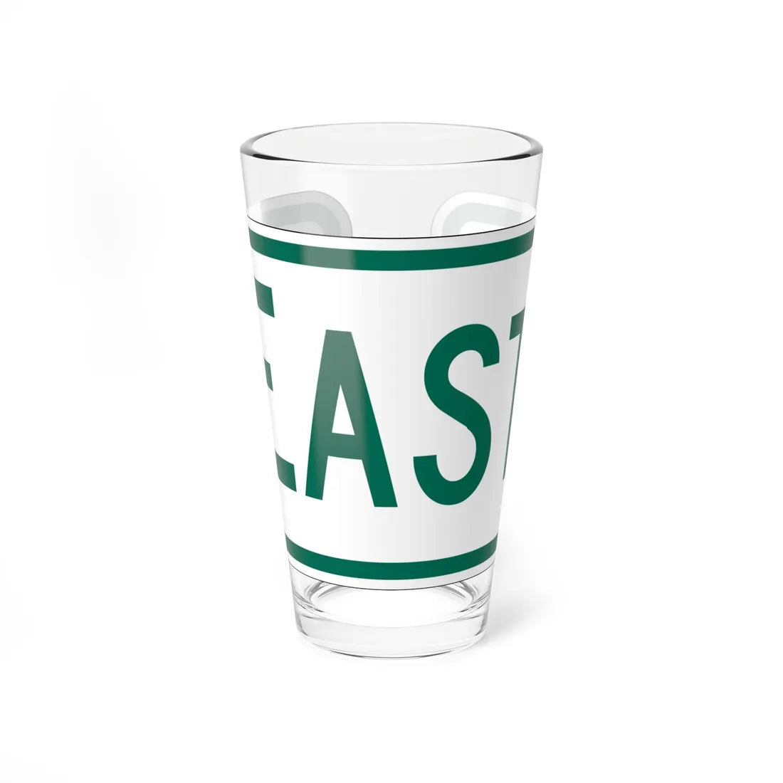 East plate Vermont (Vermont) (Road Sign) Pint Glass 16oz 16oz - Go Mug Yourself