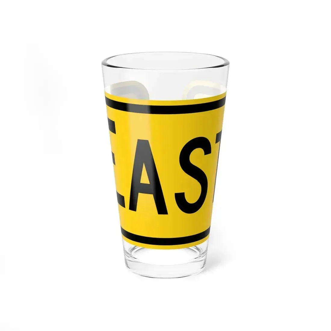 East plate Wyoming (Wyoming) (Road Sign) Pint Glass 16oz 16oz - Go Mug Yourself
