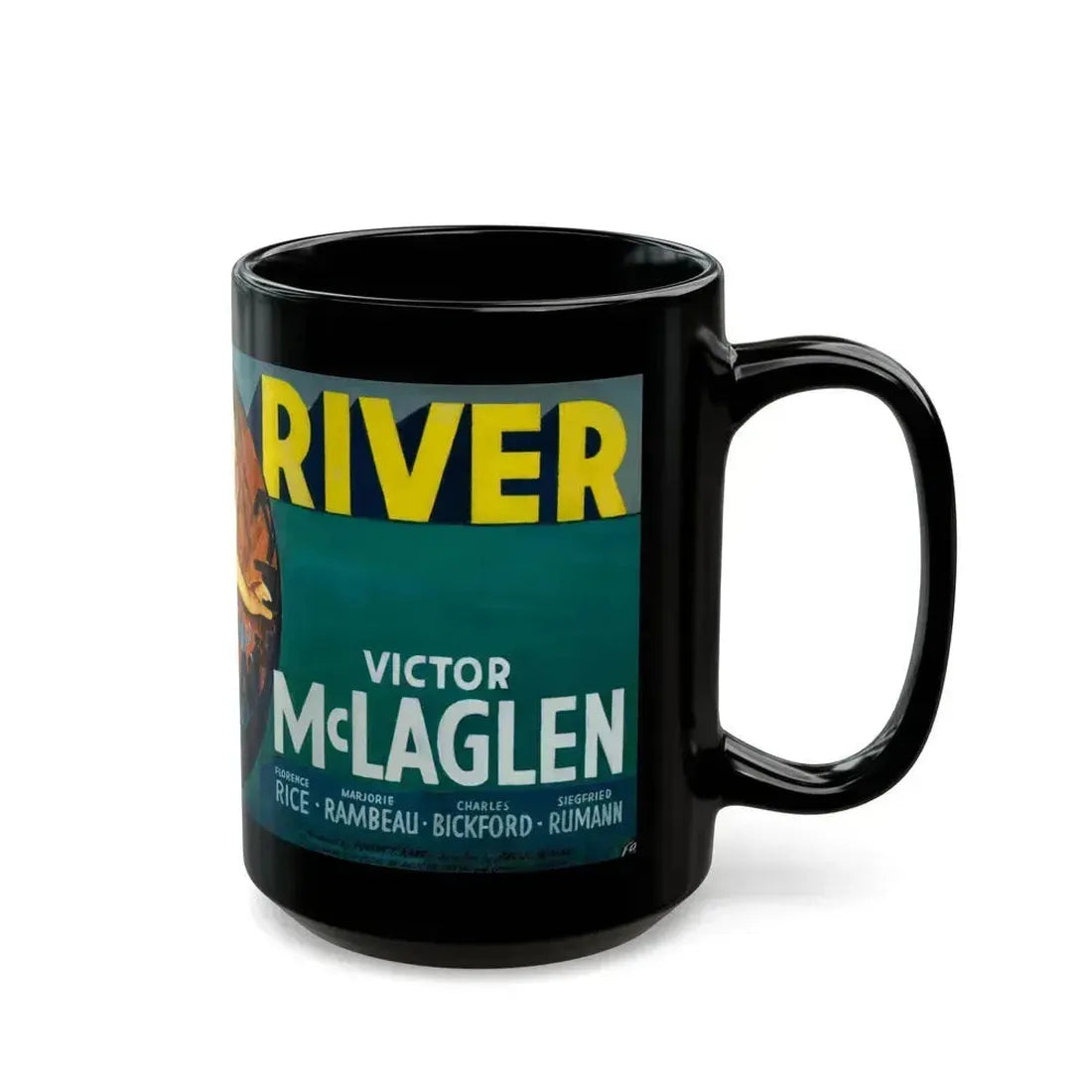 East River, movie poster advertisement - Black Coffee Mug - Go Mug Yourself