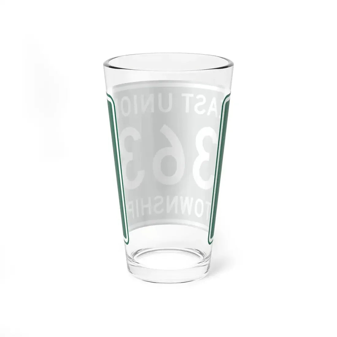 East Union Township Route 363 Wayne County Ohio (Ohio) (Road Sign) Pint Glss 16oz - Go Mug Yourself