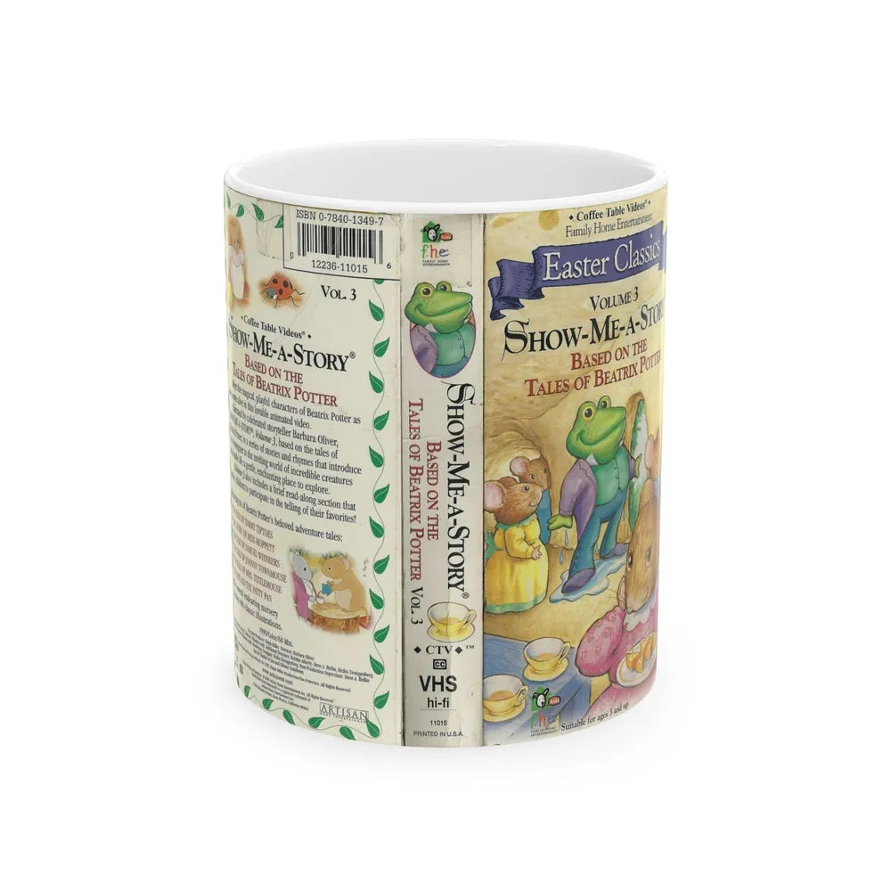 EASTER CLASSICS VOLUME 3 SHOW ME A STORY (VHS COVER) - White Coffee Mug-11oz-Go Mug Yourself