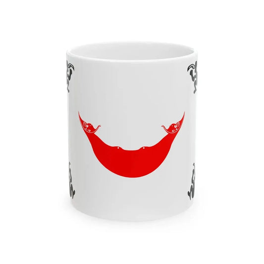 Easter Island flag 1876 to 1888 (Chile) White Coffee Mug 11oz - Go Mug Yourself