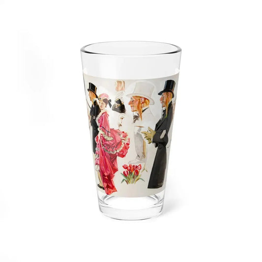 Easter Promenade, The Saturday Evening Post cover study, 1932 - Pint Glass 16oz 16oz - Go Mug Yourself