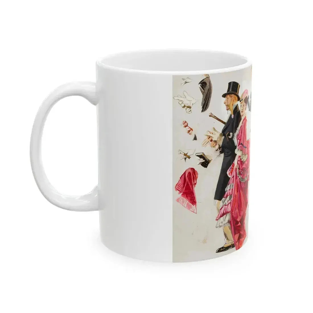 Easter Promenade, The Saturday Evening Post cover study, 1932 - White Coffee Mug - Go Mug Yourself