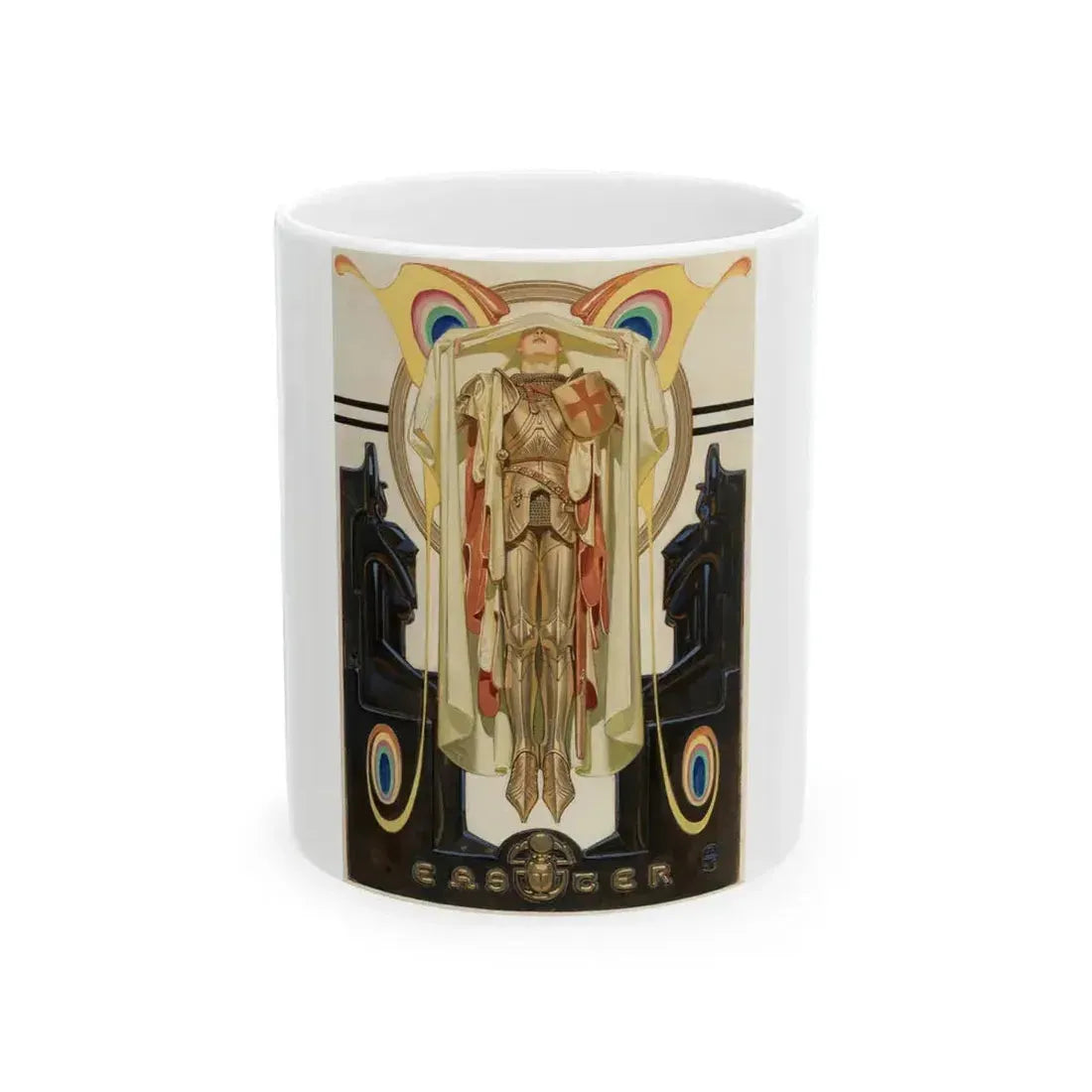 Easter, Saturday Evening Post, April 7, 1928 - White Coffee Mug 11oz - Go Mug Yourself