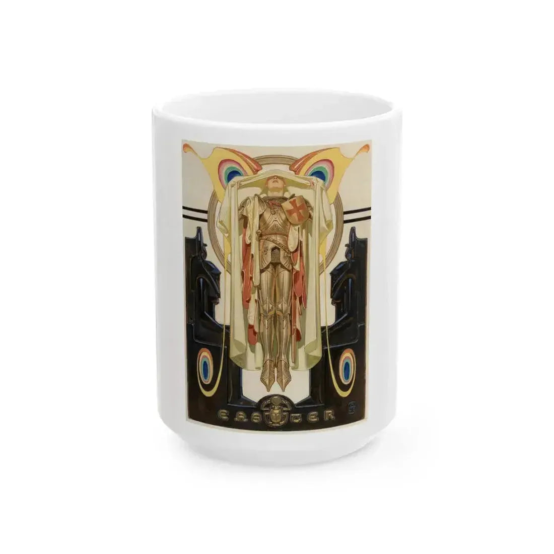Easter, Saturday Evening Post, April 7, 1928 - White Coffee Mug 15oz - Go Mug Yourself