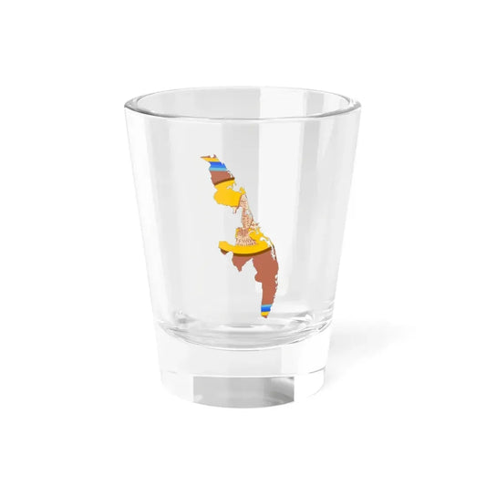 Eastern Province Flag-map (Sri Lanka) Shot Glass 1.5oz 1.5oz - Go Mug Yourself