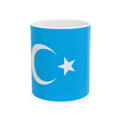 Eastern Turkistan Flag (China) White Coffee Mug 11oz - Go Mug Yourself