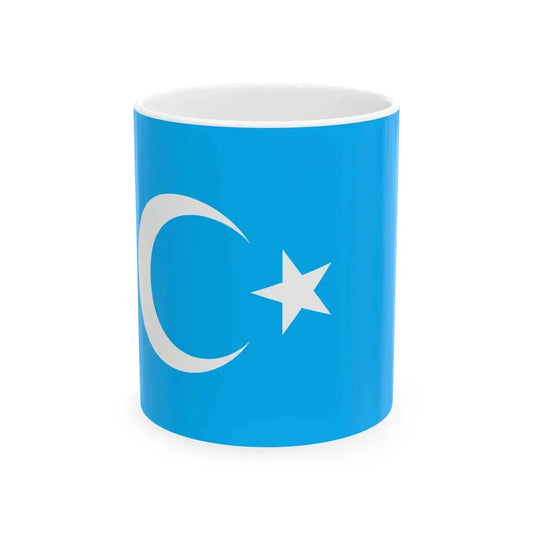 Eastern Turkistan Flag (China) White Coffee Mug 11oz - Go Mug Yourself