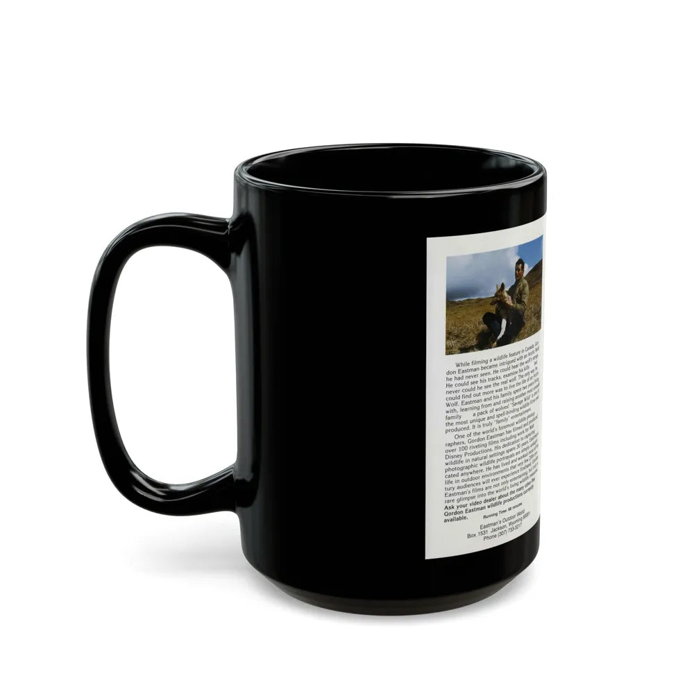 EASTMANS OUTDOOR WORLD SAVAGE WILD (VHS COVER) - Black Coffee Mug-Go Mug Yourself