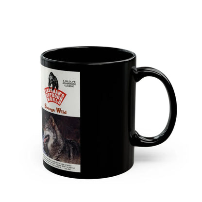 EASTMANS OUTDOOR WORLD SAVAGE WILD (VHS COVER) - Black Coffee Mug-Go Mug Yourself