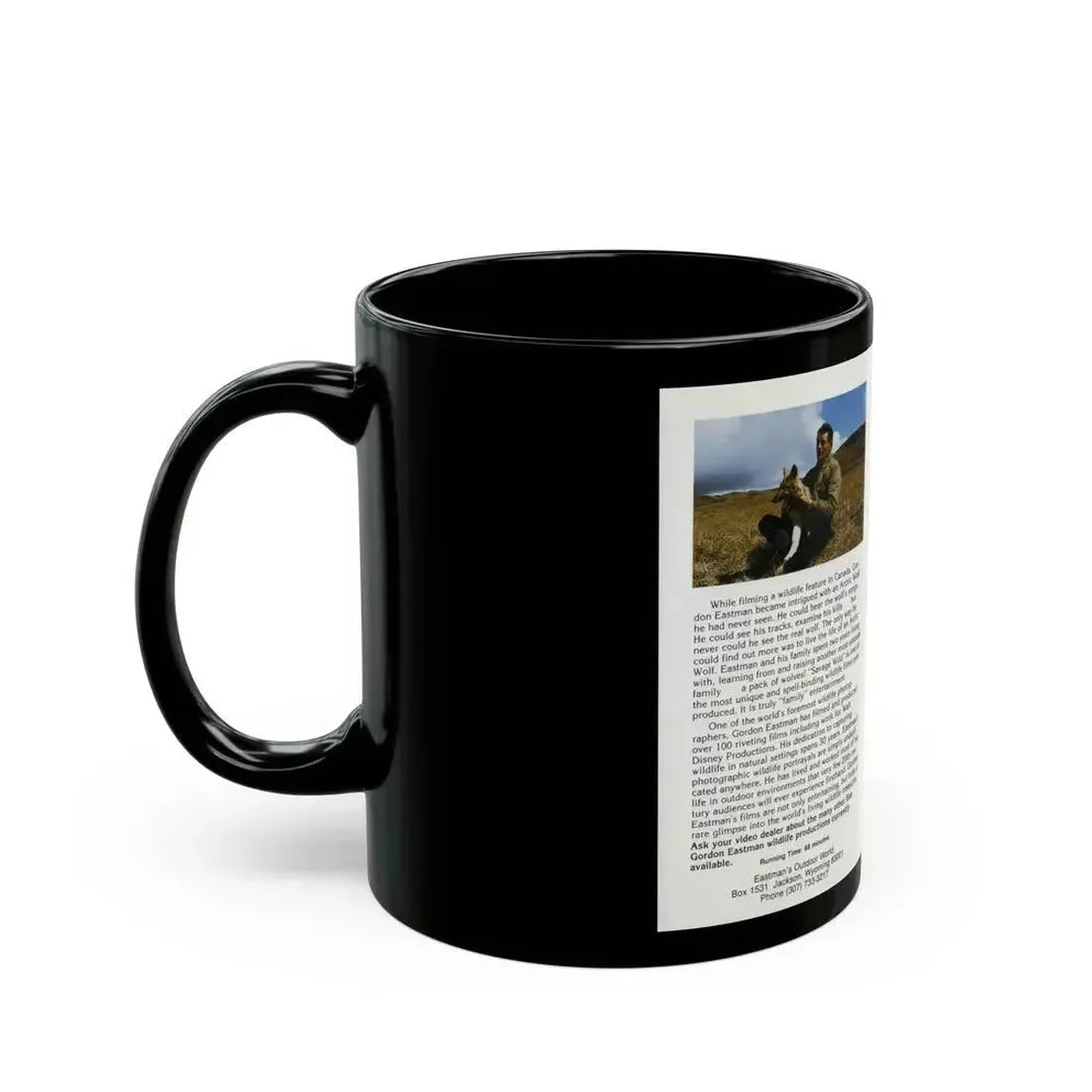 EASTMANS OUTDOOR WORLD SAVAGE WILD (VHS COVER) - Black Coffee Mug - Go Mug Yourself