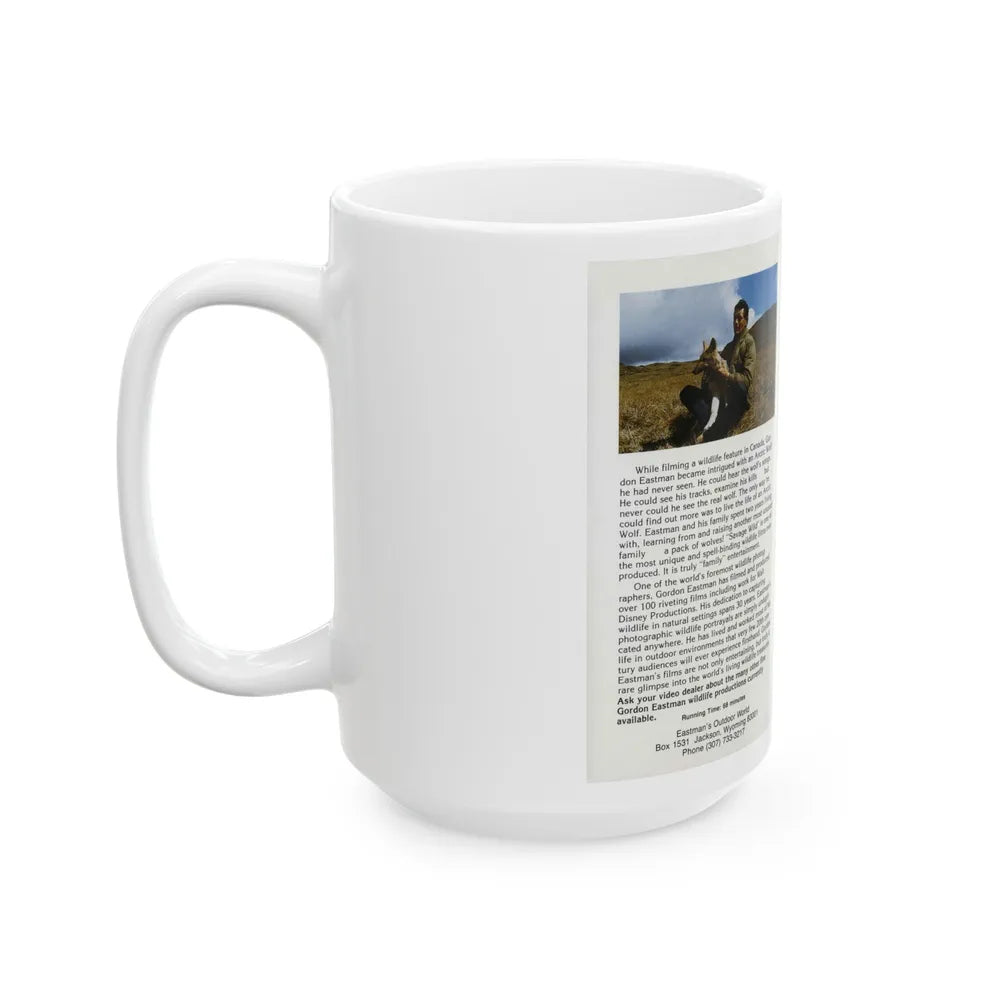 EASTMANS OUTDOOR WORLD SAVAGE WILD (VHS COVER) - White Coffee Mug-Go Mug Yourself