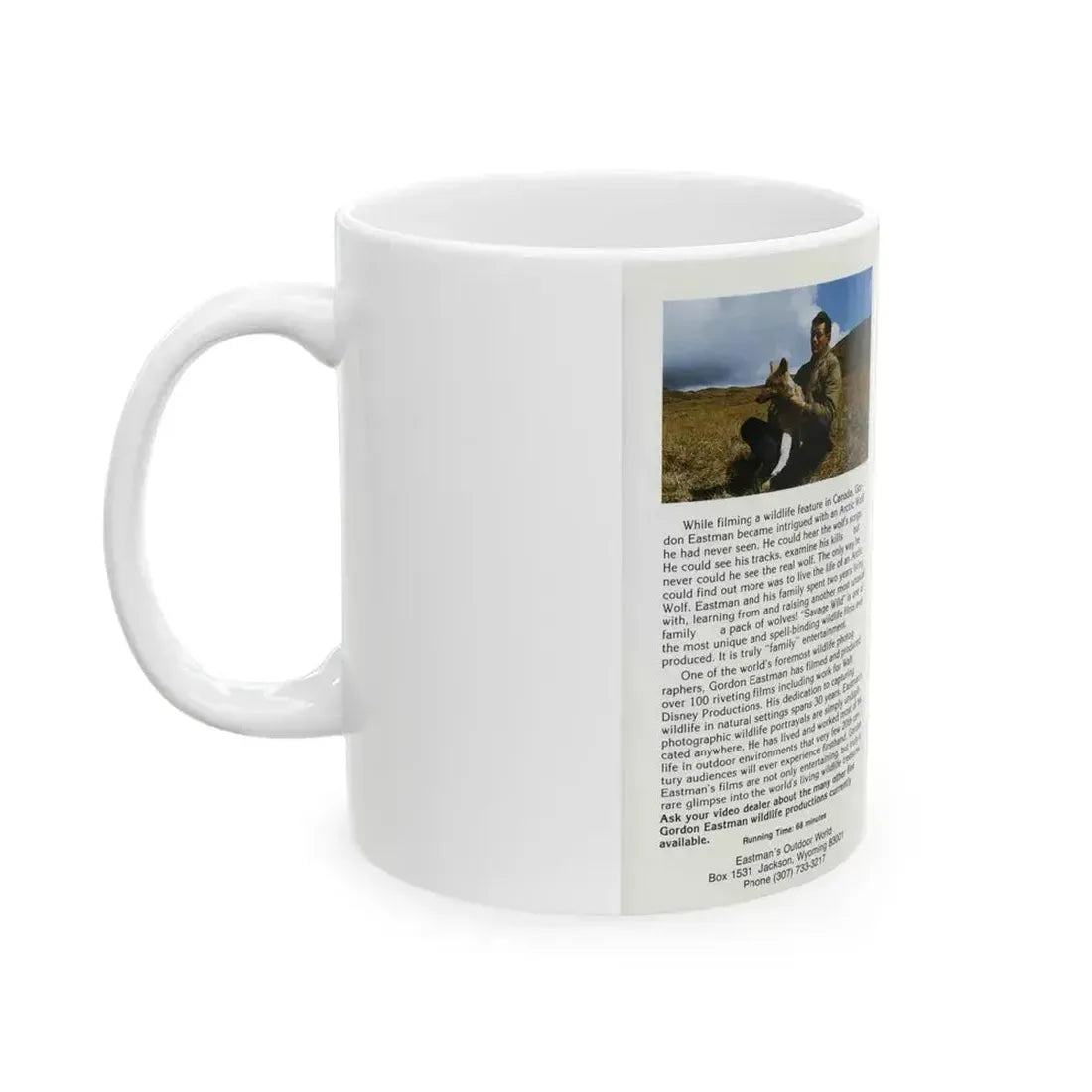 EASTMANS OUTDOOR WORLD SAVAGE WILD (VHS COVER) - White Coffee Mug - Go Mug Yourself