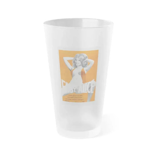 EASY ALICE 1976 Movie Poster - Frosted Pint Glass 16oz 16oz Frosted - Go Mug Yourself