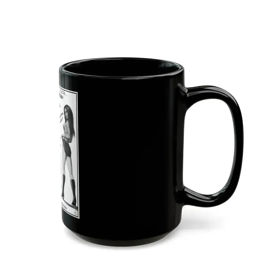 EASY VIRTUE 1972 Movie Poster - Black Coffee Mug - Go Mug Yourself