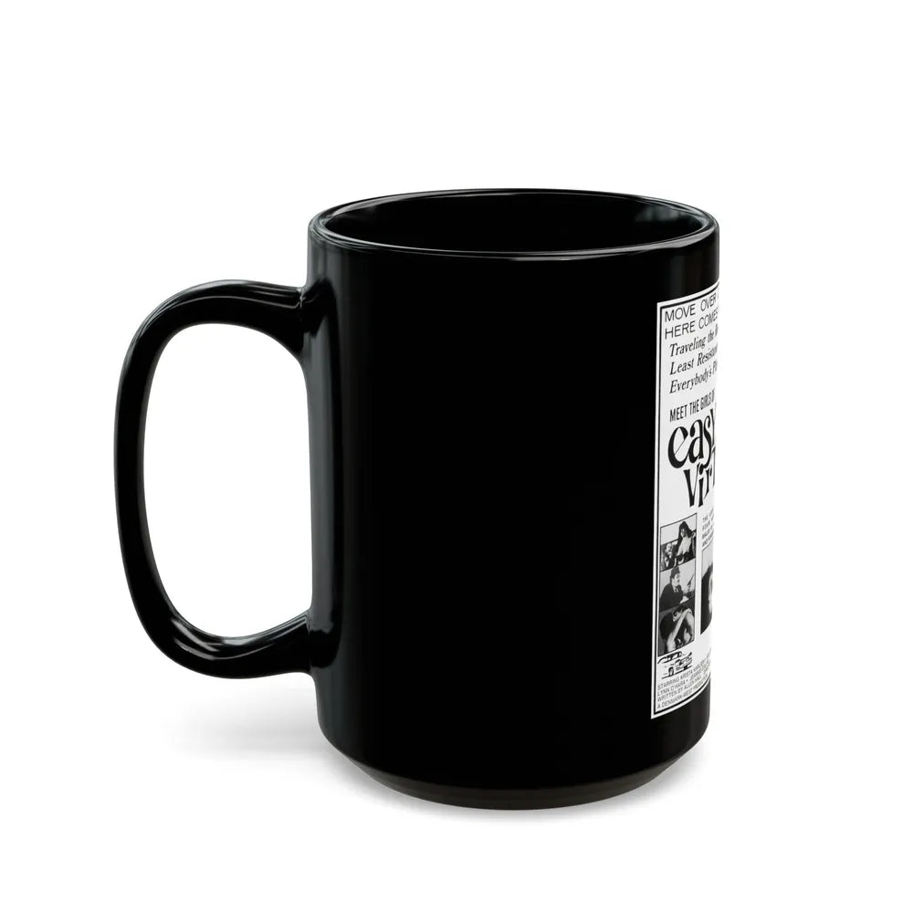 EASY VIRTUE 1972 Movie Poster - Black Coffee Mug-Go Mug Yourself