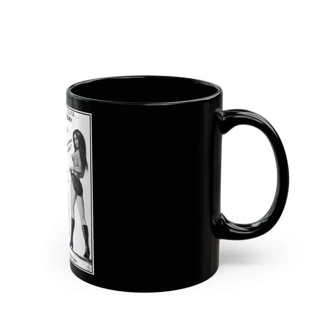 EASY VIRTUE 1972 Movie Poster - Black Coffee Mug - Go Mug Yourself