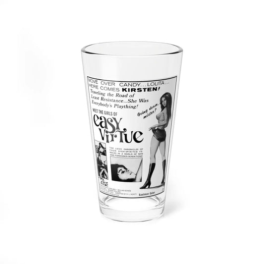 EASY VIRTUE 1972 Movie Poster - Pint Glass 16oz-16oz-Go Mug Yourself