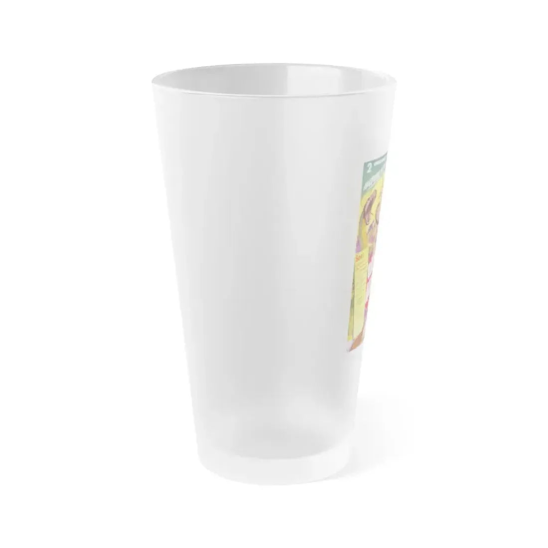 EAT'M ALIVE + VIRGINS OF BALI 1932 Movie Poster - Frosted Pint Glass 16oz - Go Mug Yourself