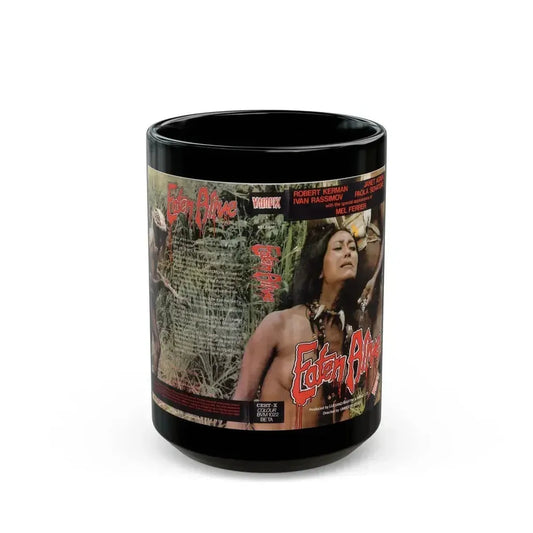 EATEN ALIVE VAMPIX (VHS COVER) - Black Coffee Mug 15oz - Go Mug Yourself