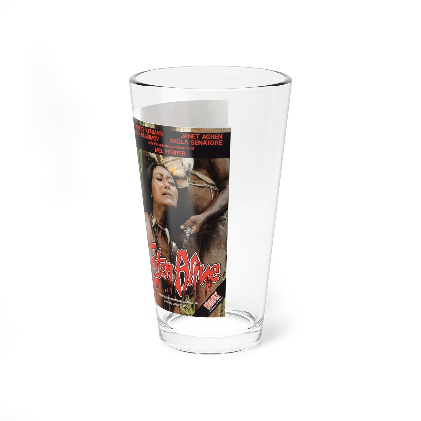 EATEN ALIVE VAMPIX (VHS COVER) Pint Glass 16oz-Go Mug Yourself